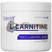L-Carnitine [Supreme Pure Powder] (210 гр x 105 порций), OstroVit