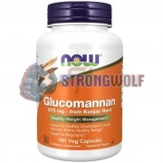 Glucomannan [from Konjac Root] (575 мг x 180 капс), NOW Foods