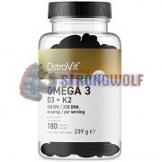 Omega-3 + D3 + K2 (90 шт), OstroVit