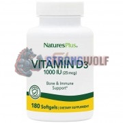 Vitamin D3 (180 шт по 1000 IU), Nature's Plus