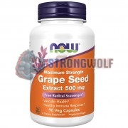 Grape Seed Extract (90 шт по 500 мг), NOW Foods