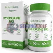 Pyridoxine HCL [Vitamin B6] (60 шт по 6 мг), NaturalSupp