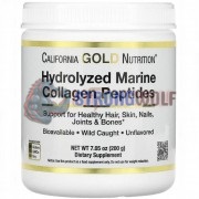 Hydrolyzed Marine Collagen Peptides (200 гр: 40 порций), California Gold Nutrition
