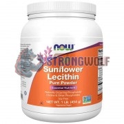 Sunflower Lecithin [Pure Powder] (454 гр: 45 порций), NOW Foods