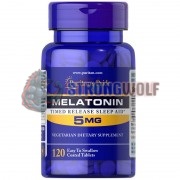 Melatonin [Timed Release] (120 шт по 5 мг), Puritan's Pride