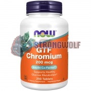 GTF Chromium TRAACS® (250 шт по 200 мкг), NOW Foods