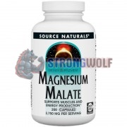 Magnesium Malate [3750 мг per порцийing] (200 шт), Source Naturals