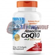 CoQ10 with Bioperine® [High Absorption] (120 шт по 100 мг), Doctor's Best