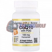 CoQ10 with PQQ [100 мг x 10 мг] (60 шт), California Gold Nutrition